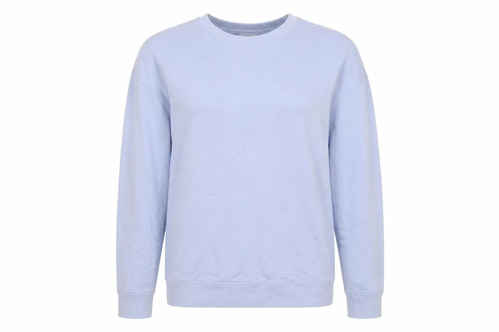 Marks & Spencer Women Blue Relax & Unwind Cotton Crew Neck Sweatshirt Size L