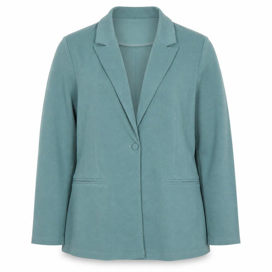 ASOS DESIGN Women's Green Blazer Jacket UK14 Regular Fit Single-Breasted