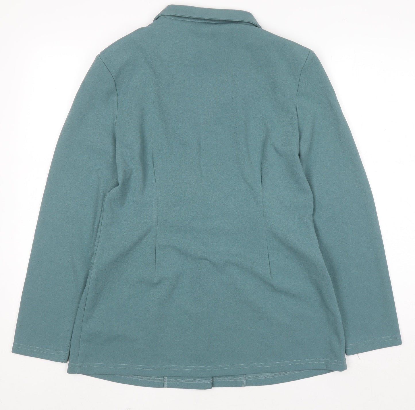 ASOS DESIGN Women's Green Blazer Jacket UK14 Regular Fit Single-Breasted