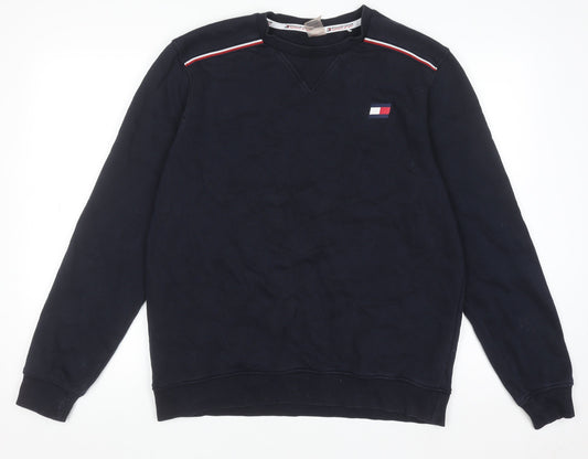 Tommy Sport Men's Blue Crew Neck Pullover Jumper M