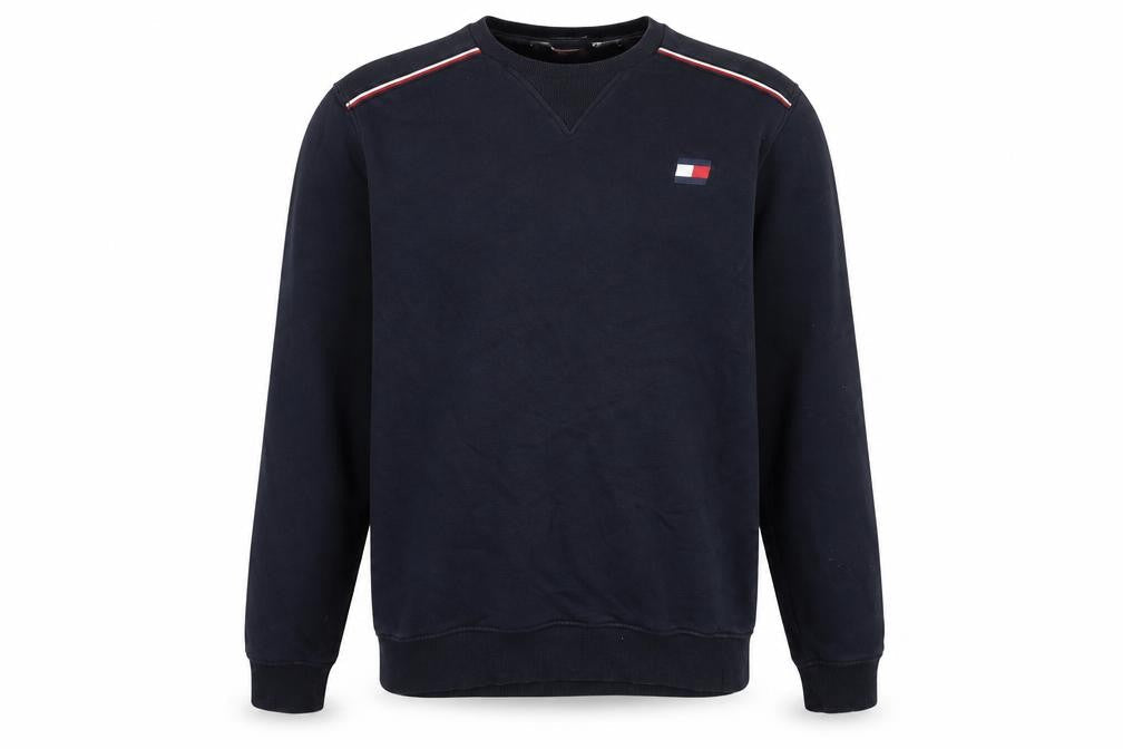 Tommy Sport Men's Blue Crew Neck Pullover Jumper M