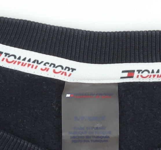 Tommy Sport Men's Blue Crew Neck Pullover Jumper M