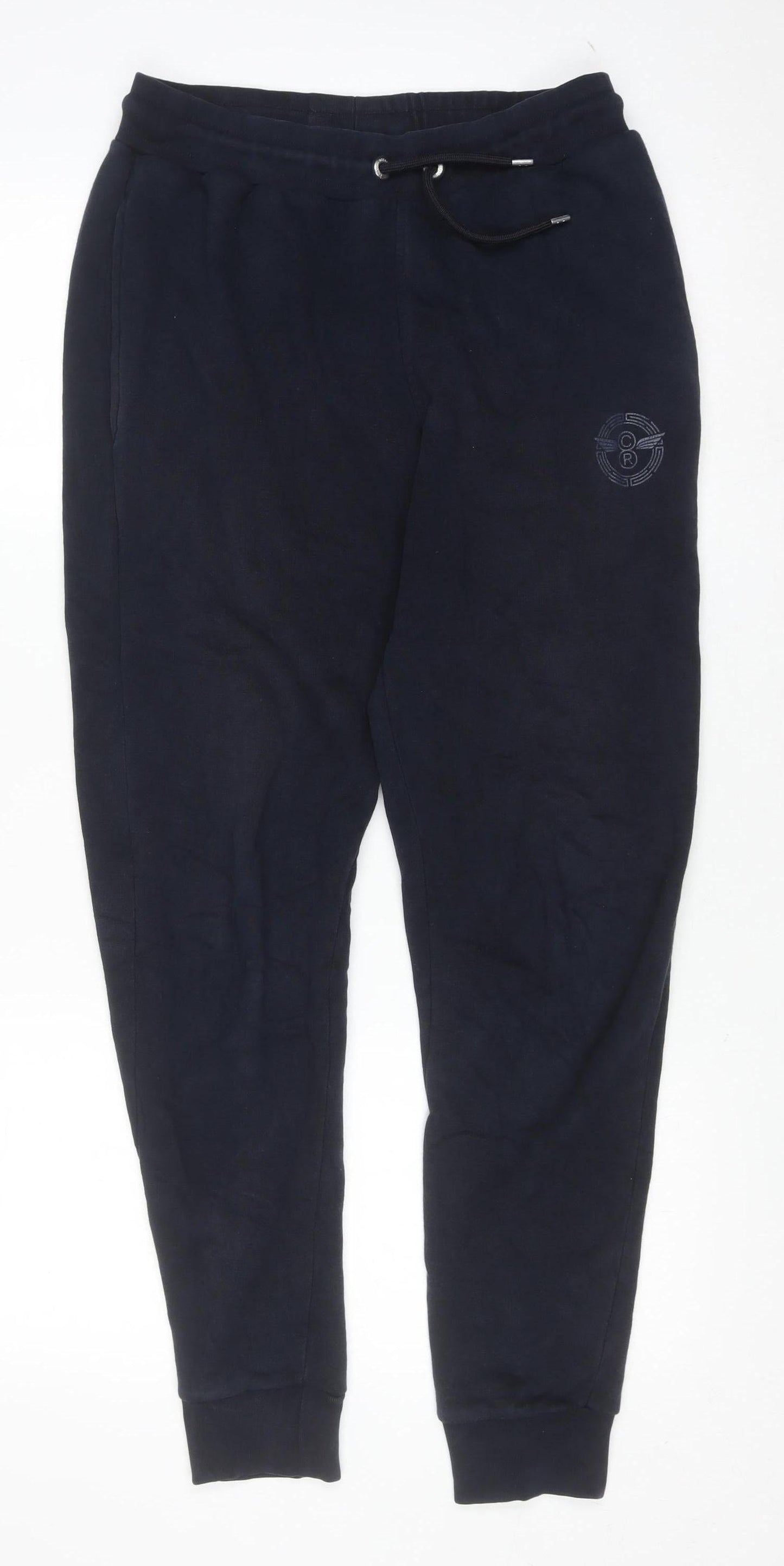 Creative Recreation Men's Black Small Jogger Sweatpants with Drawstring Waist