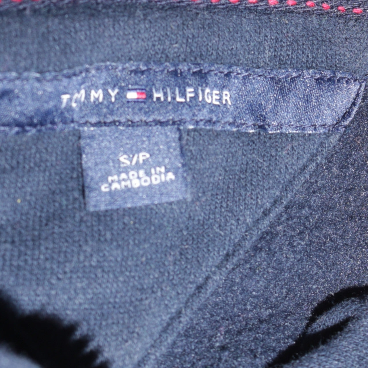 Tommy Hilfiger Men's Blue Full Zip Hoodie Size S Cotton Blend