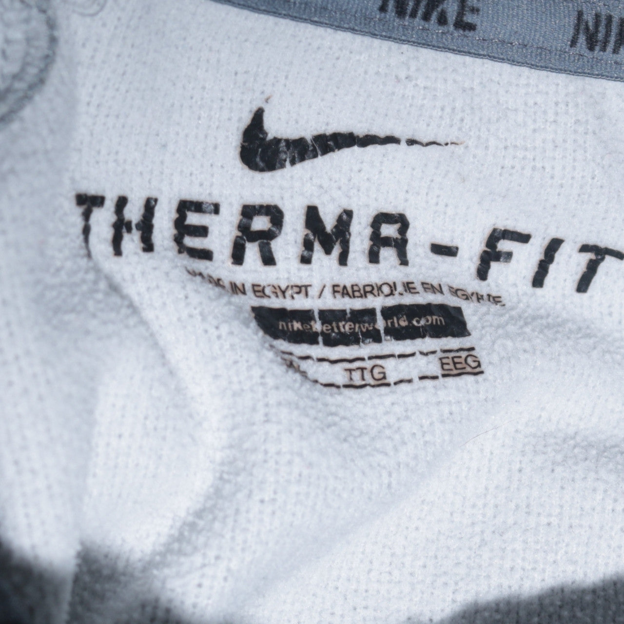 Nike Men's Grey Pullover Therma Fit Hoodie XL Sportswear