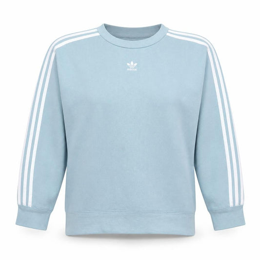 Adidas Women's Blue Crew Neck Pullover Sweatshirt Size 12