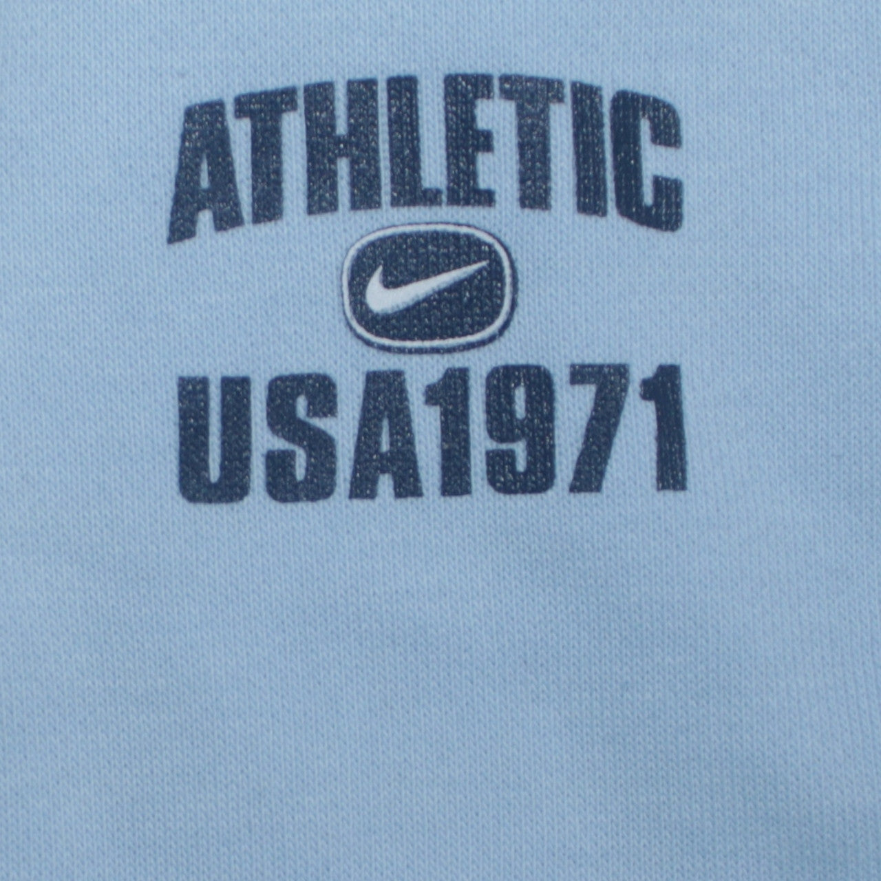 Nike Men's Blue 1/4 Zip Athletic USA1971 Sweatshirt Size L