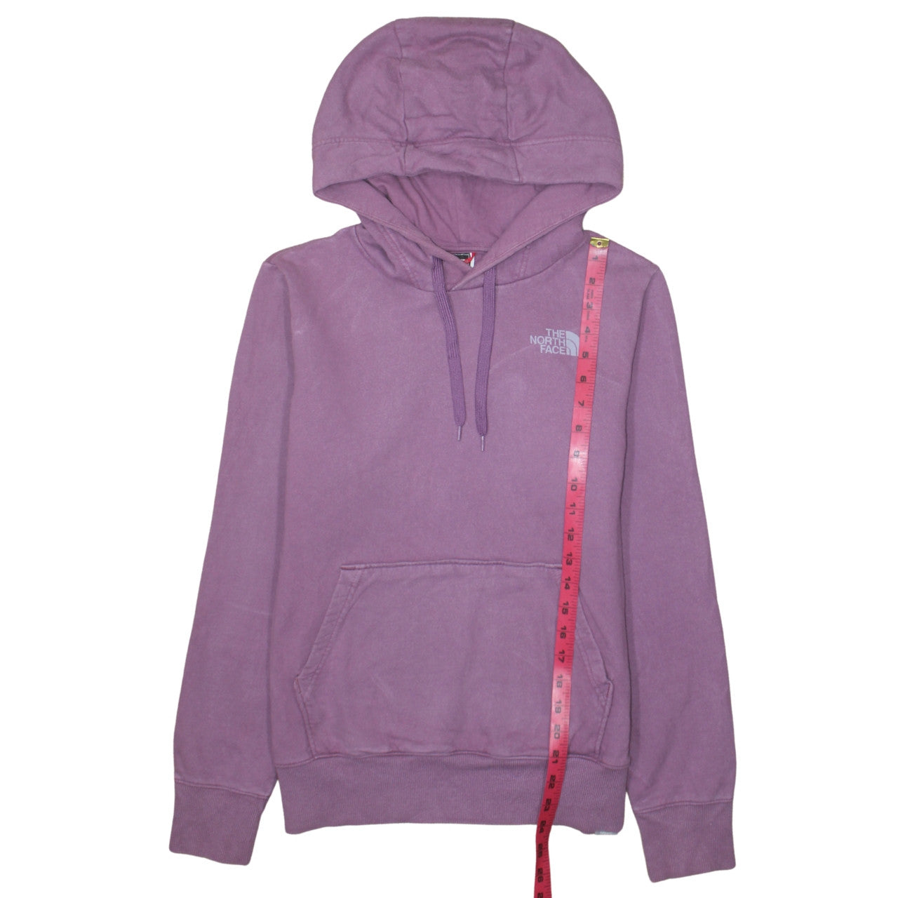 The North Face Womens Purple Pullover Hoodie Medium Cotton Casual