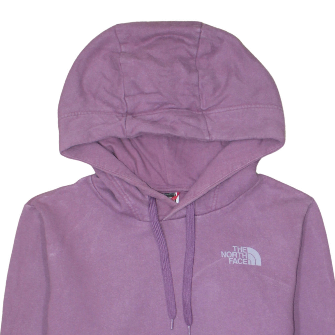 The North Face Womens Purple Pullover Hoodie Medium Cotton Casual