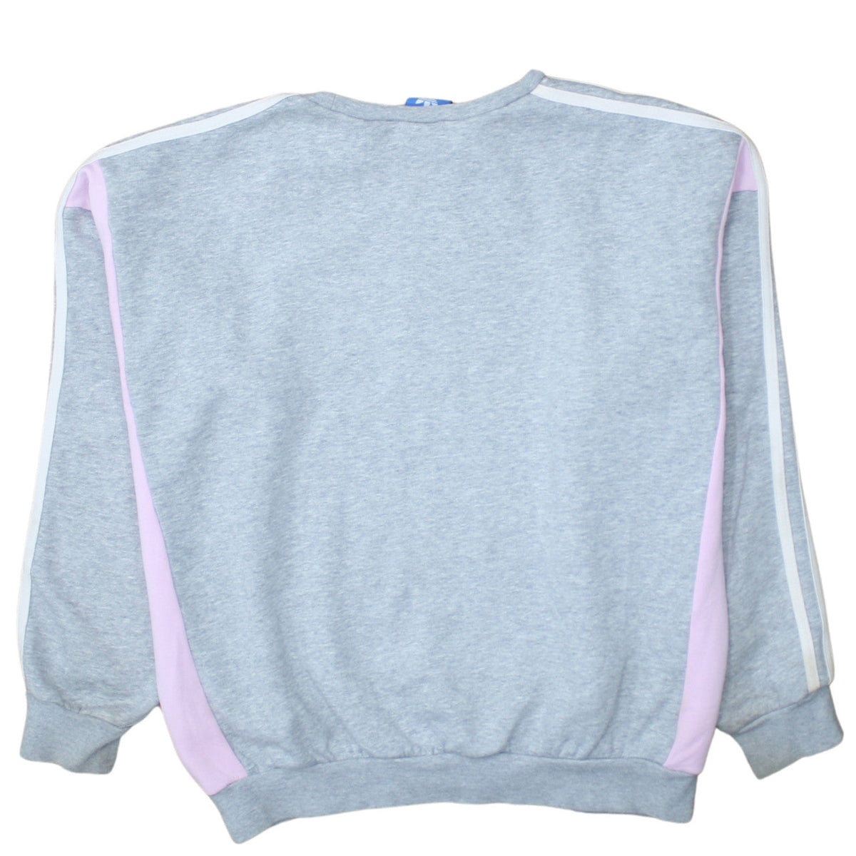 Adidas Girls Grey Pink Crew Neck Sweatshirt 13-14 Years Pullover Fleece