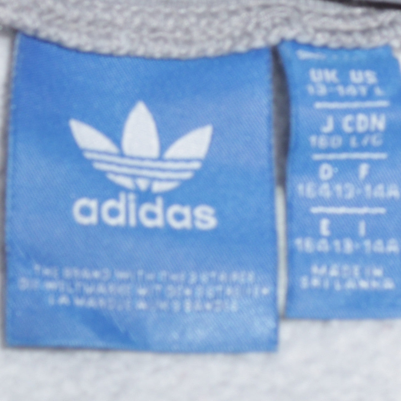 Adidas Girls Grey Pink Crew Neck Sweatshirt 13-14 Years Pullover Fleece