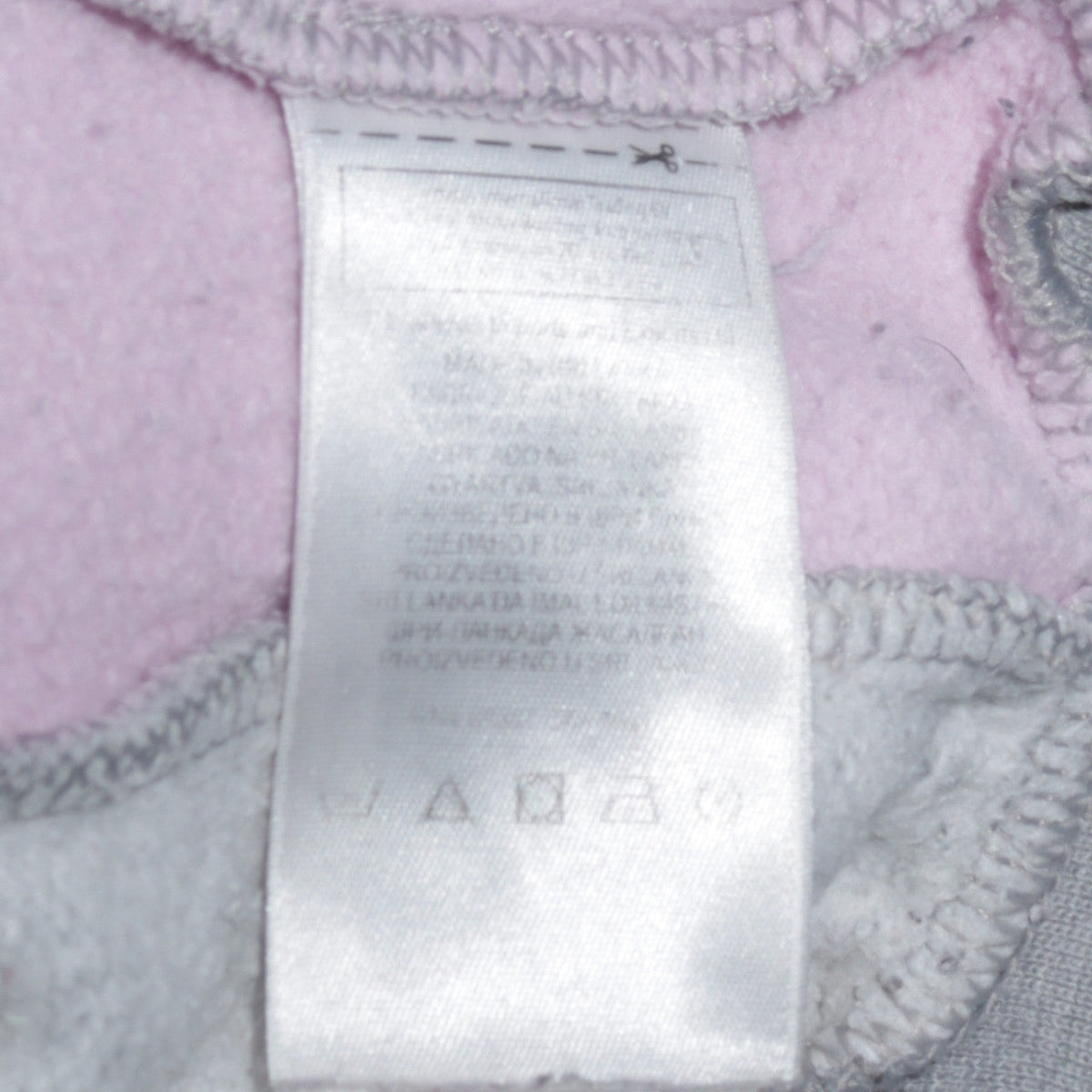 Adidas Girls Grey Pink Crew Neck Sweatshirt 13-14 Years Pullover Fleece