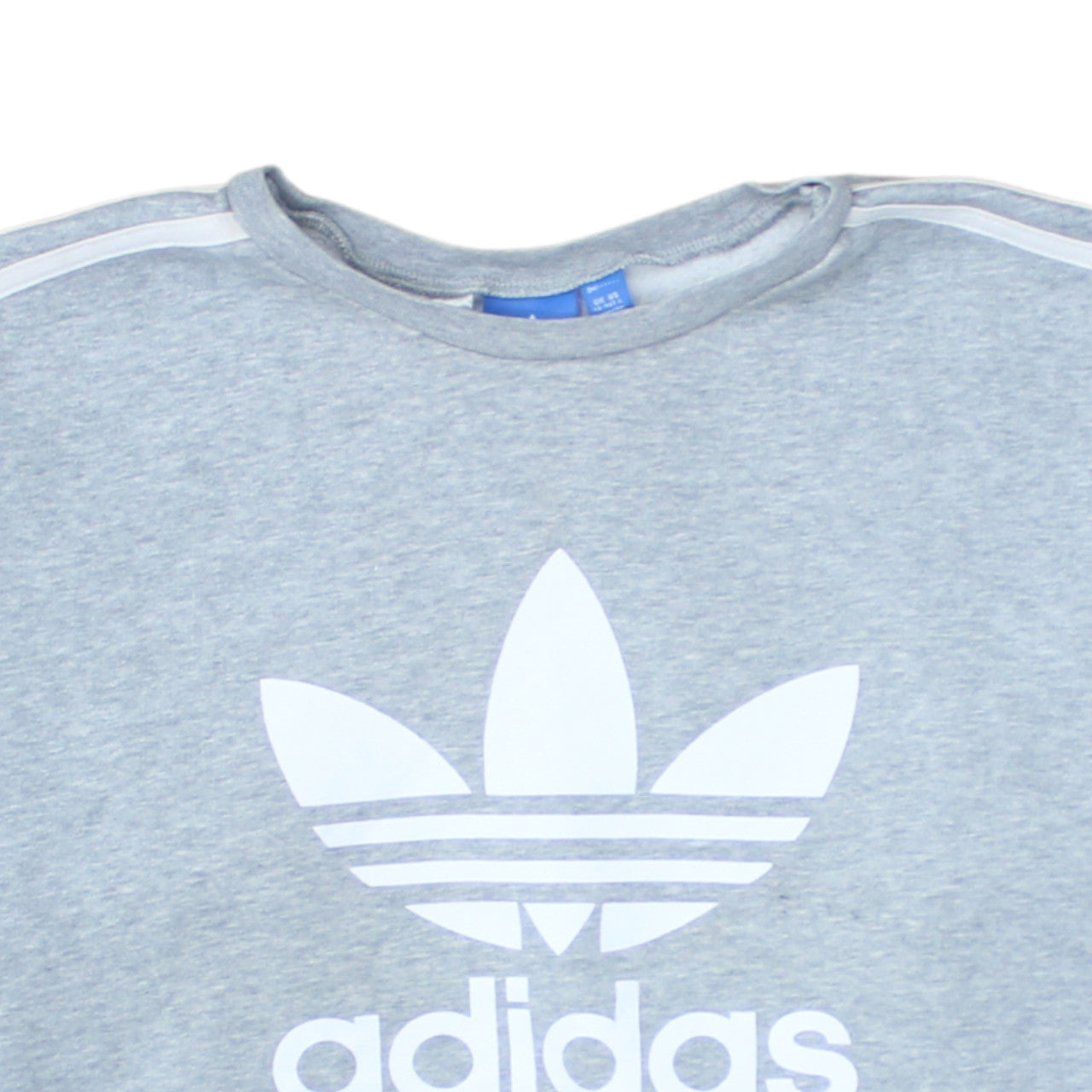 Adidas Girls Grey Pink Crew Neck Sweatshirt 13-14 Years Pullover Fleece