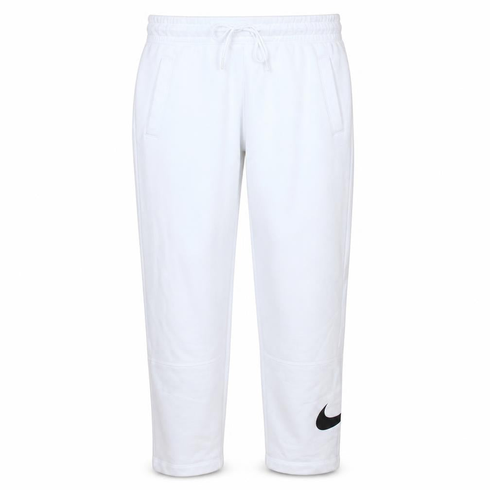 Nike Men’s White Jogger Sweatpants M Regular Fit Fleece Activewear