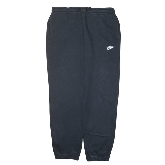 Nike Men's Black L Jogger Sweatpants 80 Cotton 20 Polyester