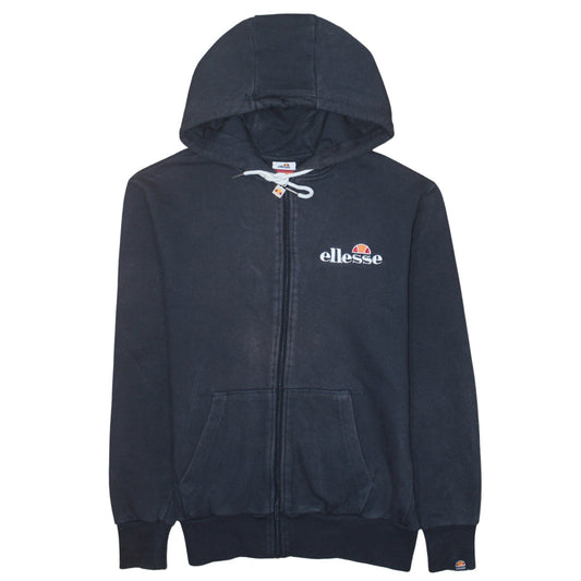 Ellesse Men's Black Full Zip Hoodie Size S Regular Fit