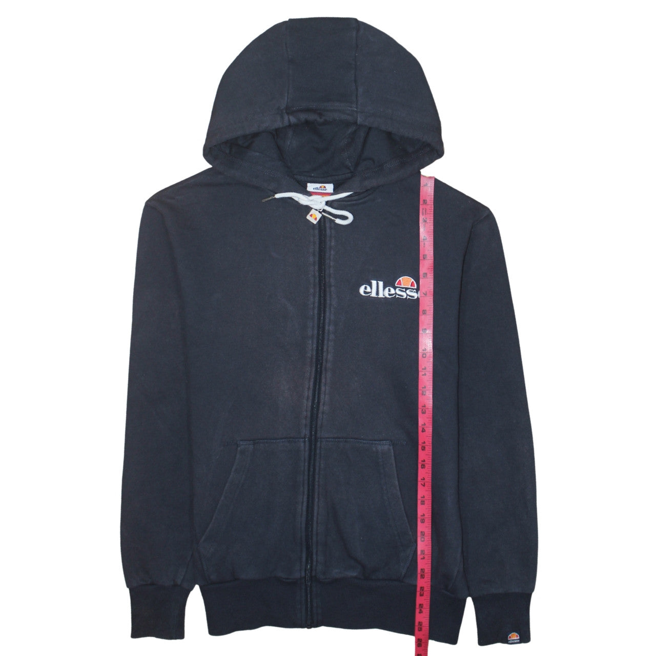 Ellesse Men's Black Full Zip Hoodie Size S Regular Fit