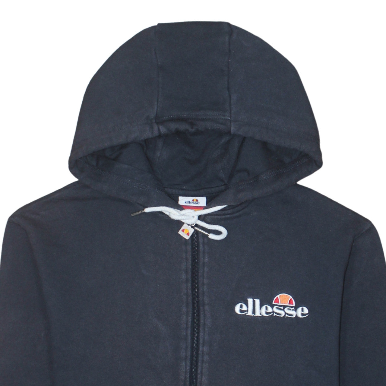 Ellesse Men's Black Full Zip Hoodie Size S Regular Fit