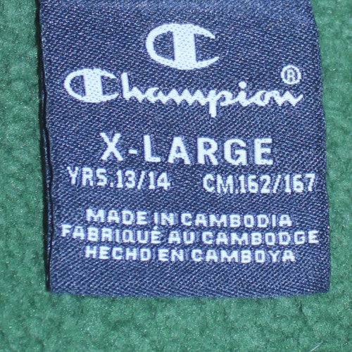Champion Boys Green Logo Crew Neck Sweatshirt 13-14 Years