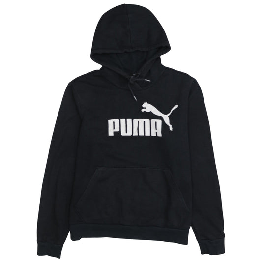 Puma Women's Black Pullover Hoodie XL Hooded Sweatshirt