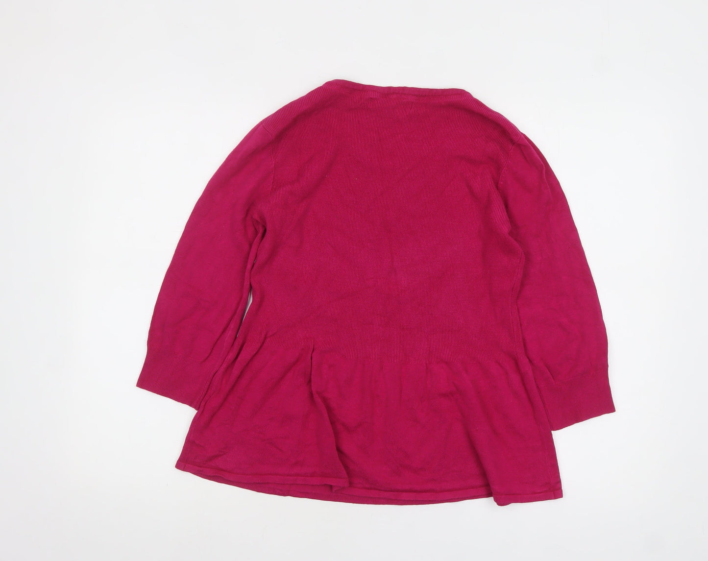 Marks and Spencer Women's Pink Size 12 Tunic Jumper