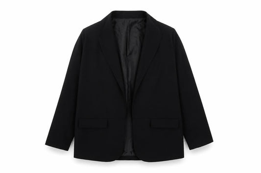 Boohoo Women's Black Blazer Jacket Size 12 Tailored Workwear