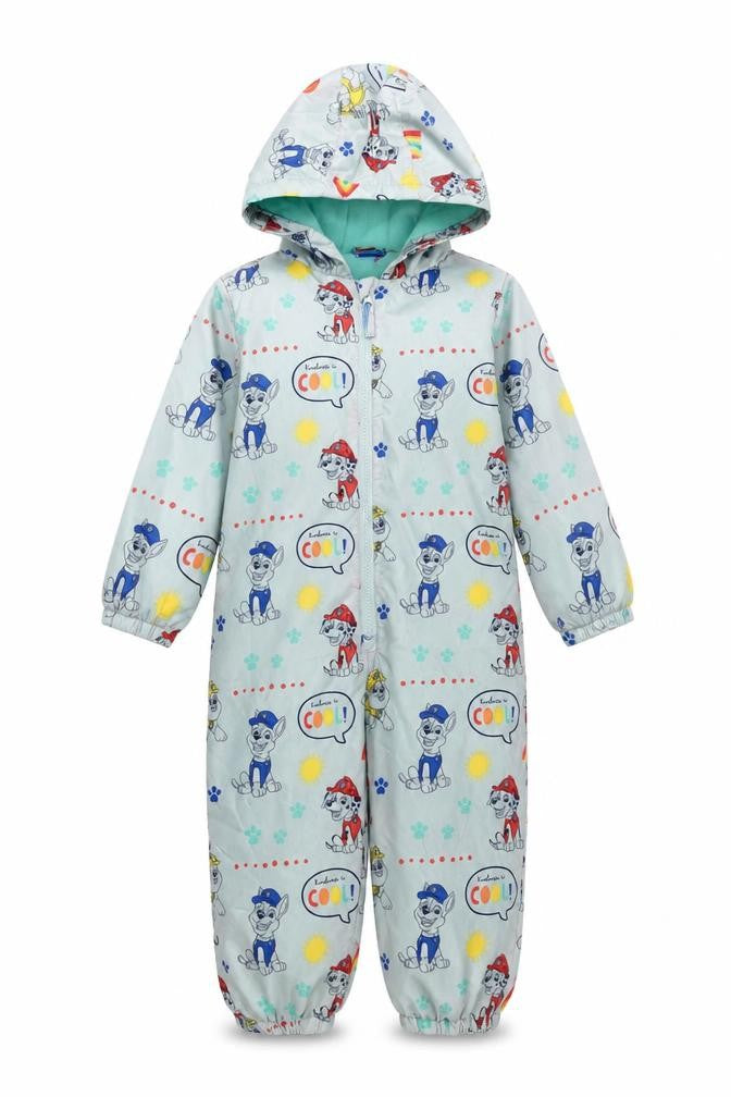 George Boys Blue Paw Patrol Hooded Snowsuit 3-4 Years Winter Lined
