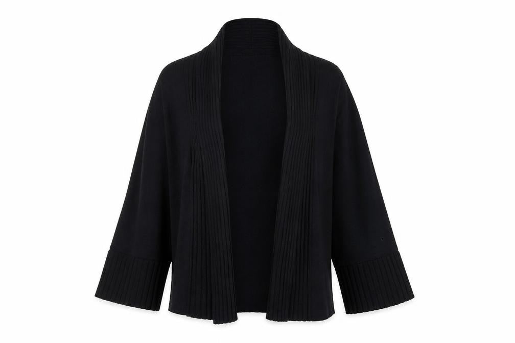 George Women’s Black Cotton Blend Cardigan Size 12 Long Sleeve