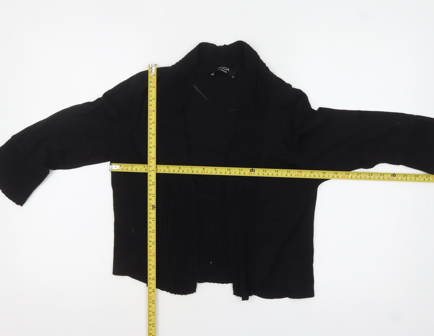 George Women’s Black Cotton Blend Cardigan Size 12 Long Sleeve