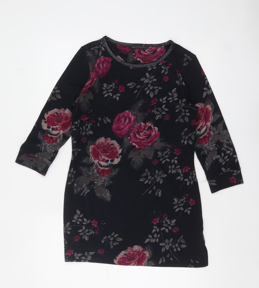 Marks and Spencer Women's Multicoloured Floral Jumper UK 10