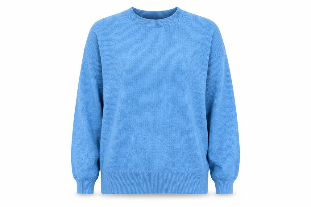 Marks & Spencer Women’s Blue Knit Crew Neck Pullover Jumper M