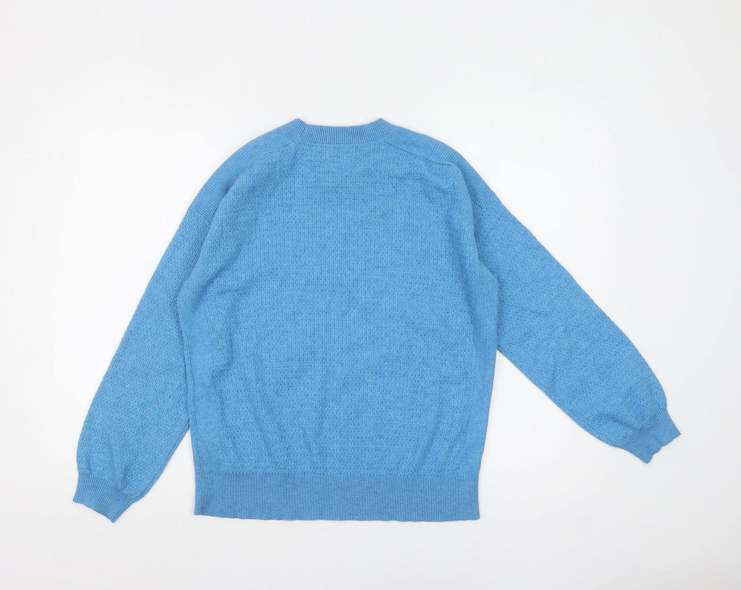 Marks and Spencer Women’s Blue Knit Crew Neck Pullover Jumper M