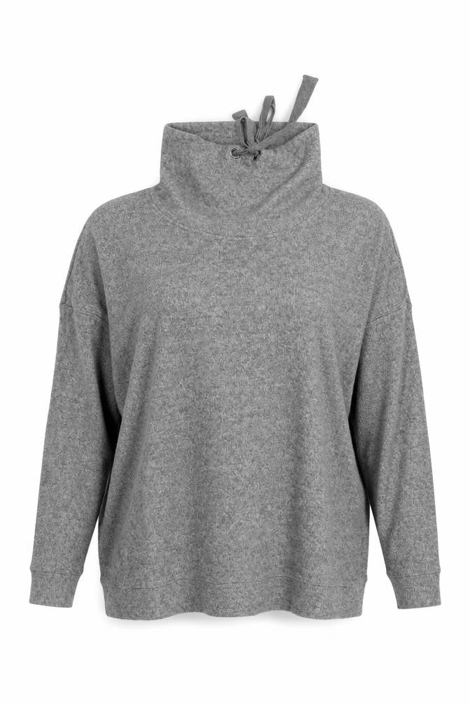 F&F Women’s Grey High Neck Knit Pullover Jumper Size 18