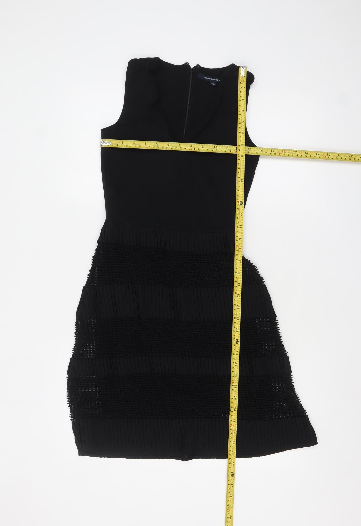 French Connection Women's Black Size 6 Sleeveless Bodycon Dress