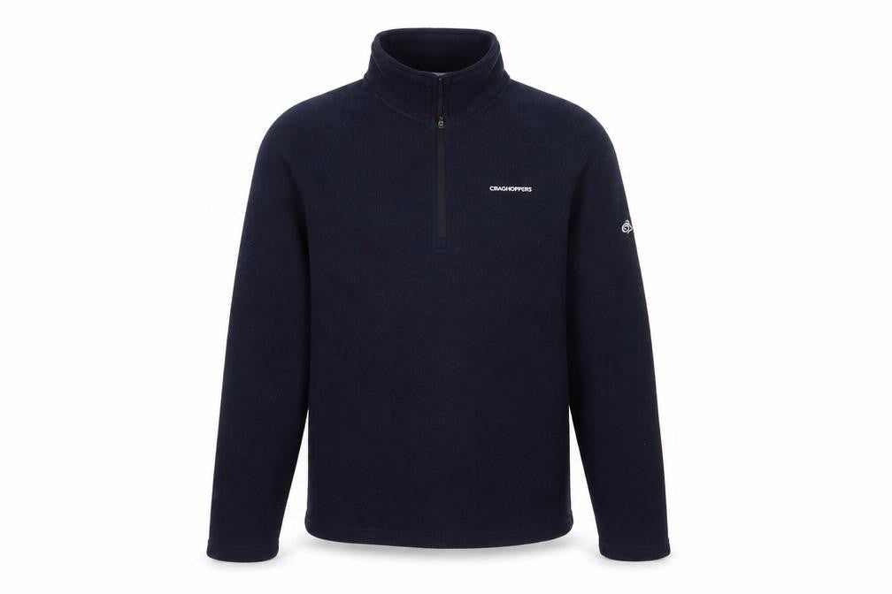 Craghoppers Men's Blue Fleece Half Zip Pullover Sweatshirt L