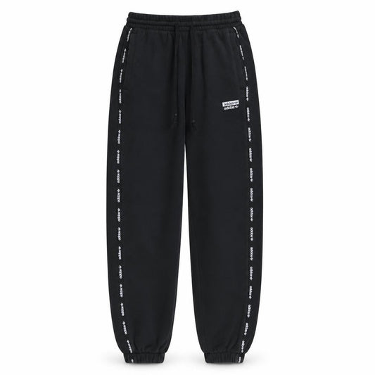 adidas Womens Black XS Sweatpants Elastic Waist Tapered Joggers
