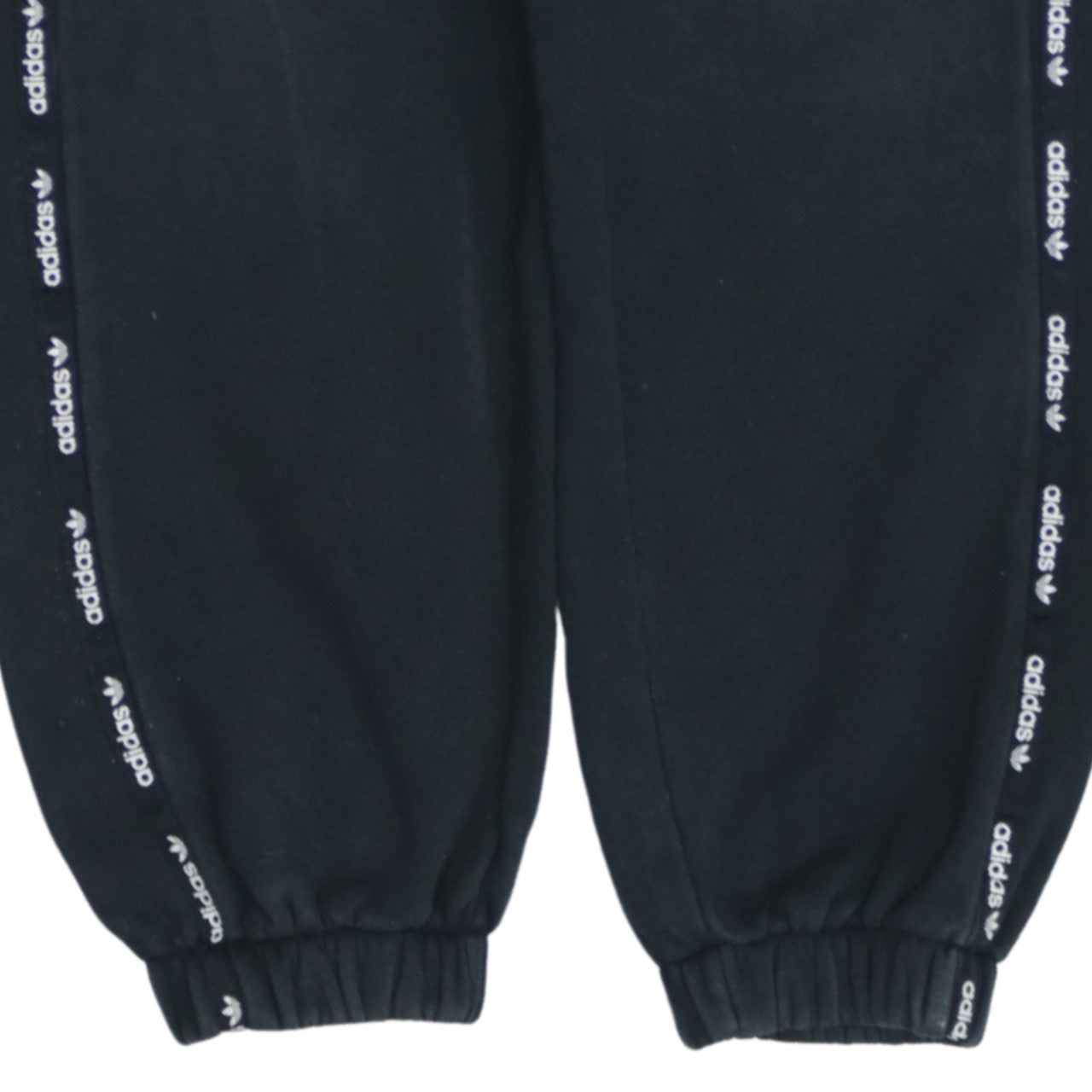 adidas Womens Black XS Sweatpants Elastic Waist Tapered Joggers