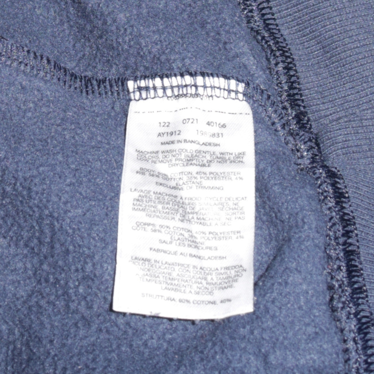 Columbia Women’s Navy Blue Pullover Hoodie Size M Cotton Blend Logo