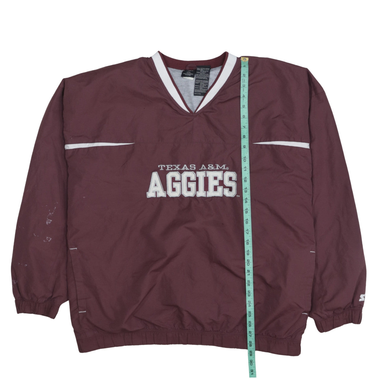 Starter Mens 2XL Brown Texas A&M Aggies Pullover Sweatshirt