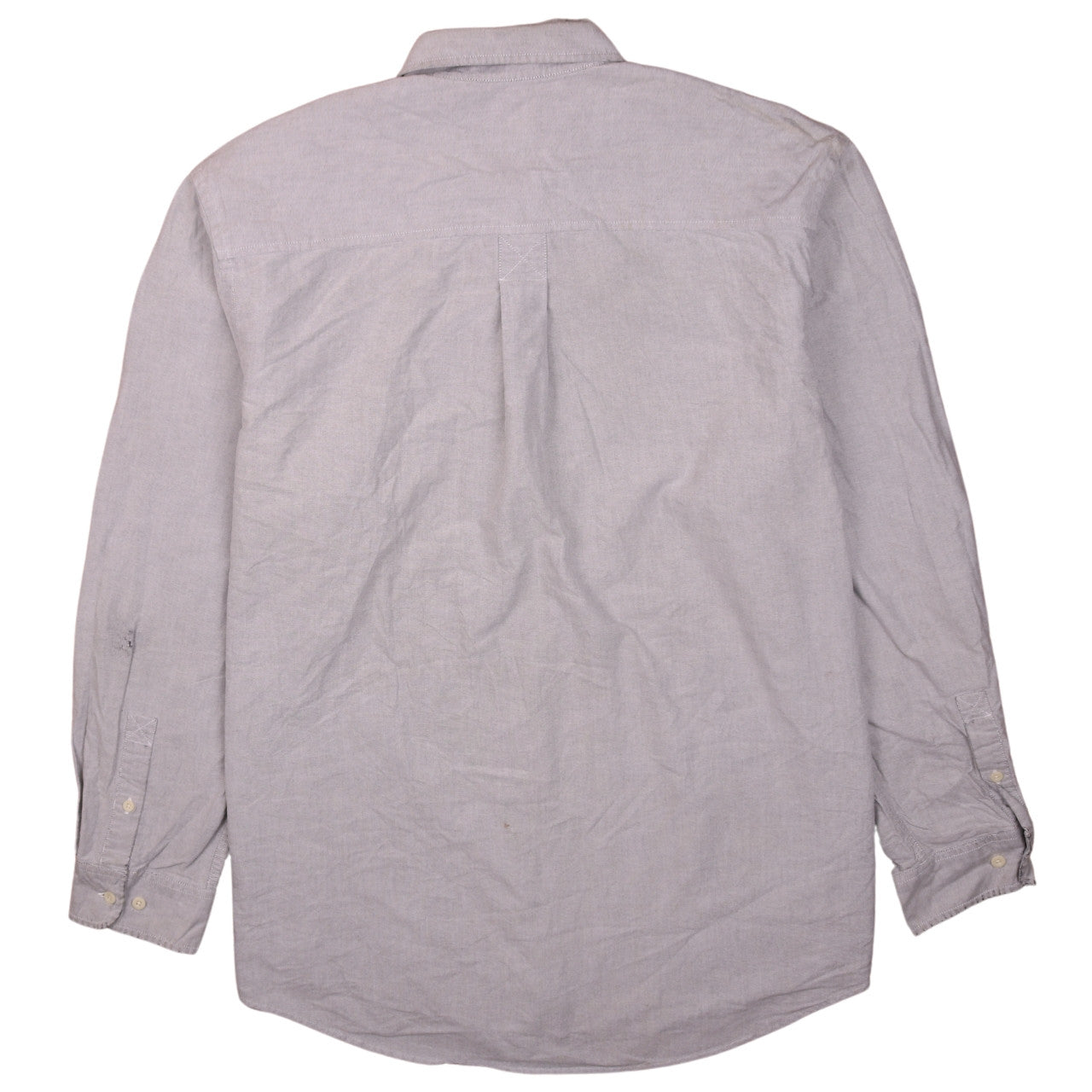 Timberland Men's Grey XL Long Sleeve Button-Up Cotton Shirt