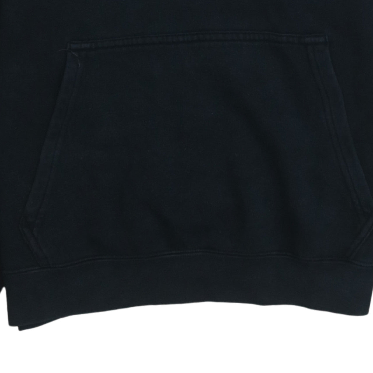 Nike Men's Black Small Pullover Hoodie with Logo Pocket Fleece