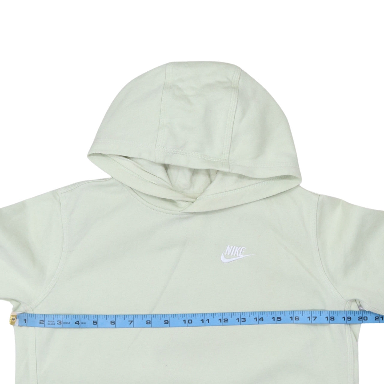 Nike Boys Ivory Pullover Hoodie XL Fleece Logo Lightweight Sweatshirt