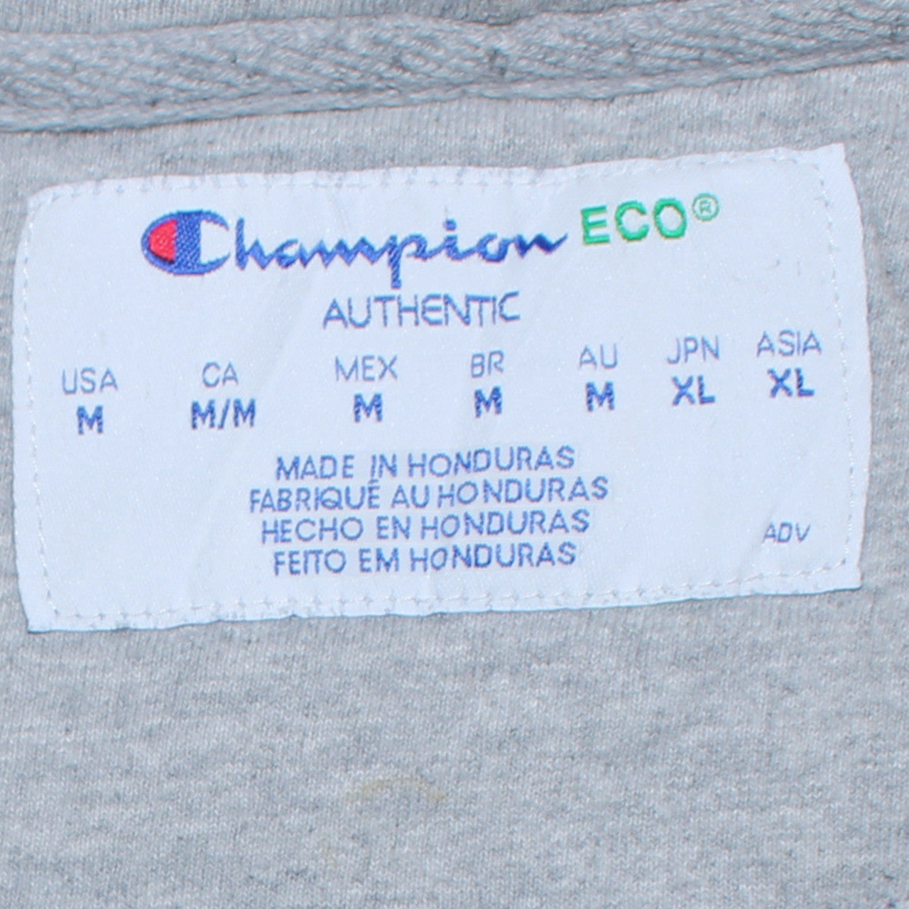 Champion Women’s Grey Full Zip Hoodie M Classic Fit Logo