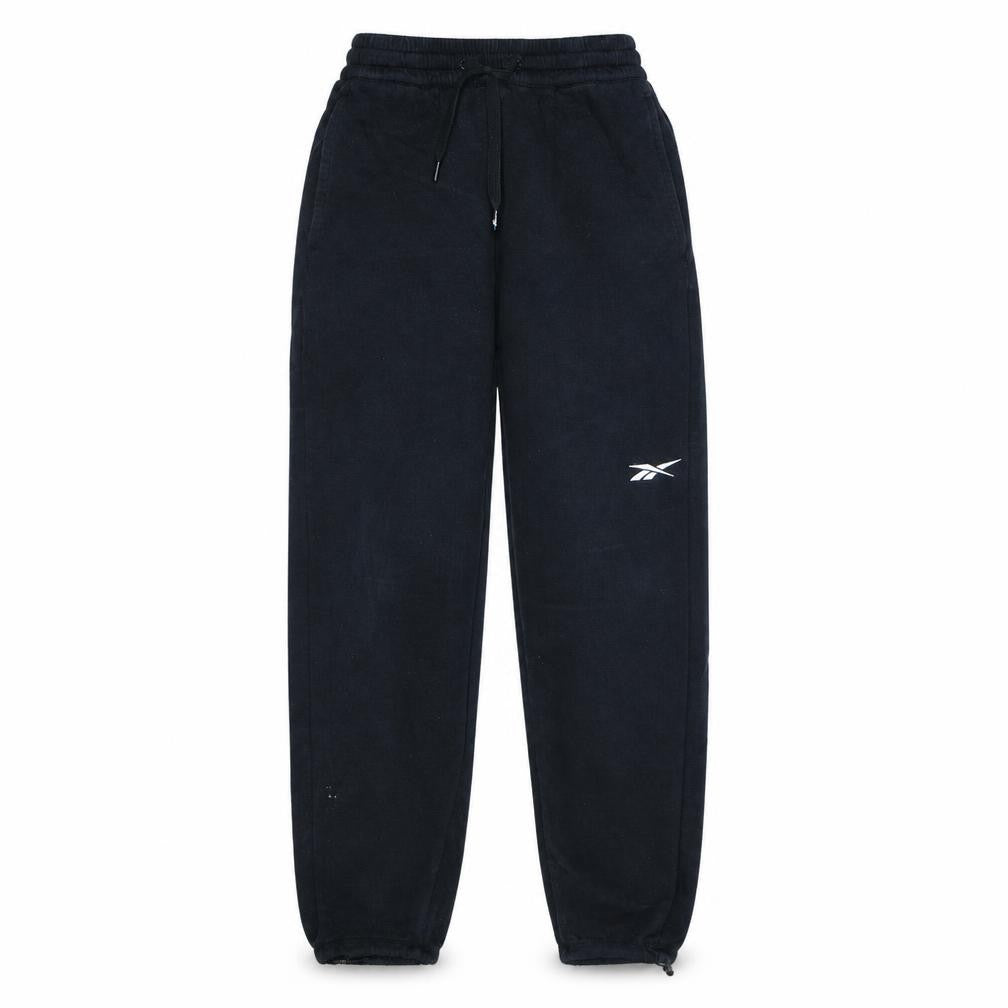 Reebok Women Black Small Jogger Sweatpants with Ankle Zip