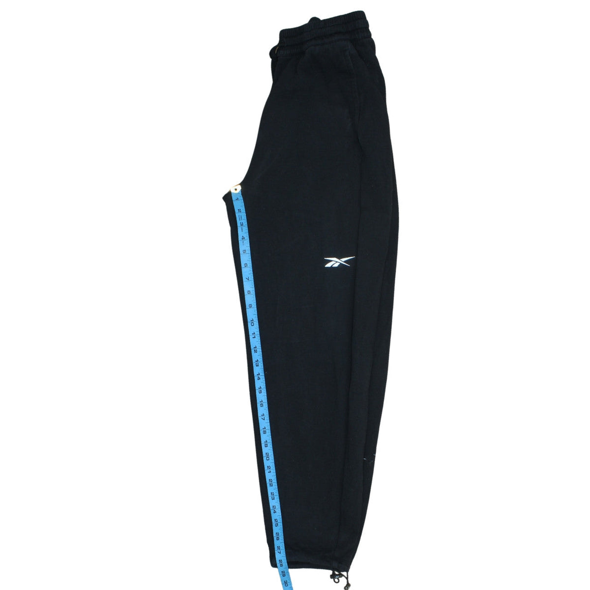 Reebok Women Black Small Jogger Sweatpants with Ankle Zip