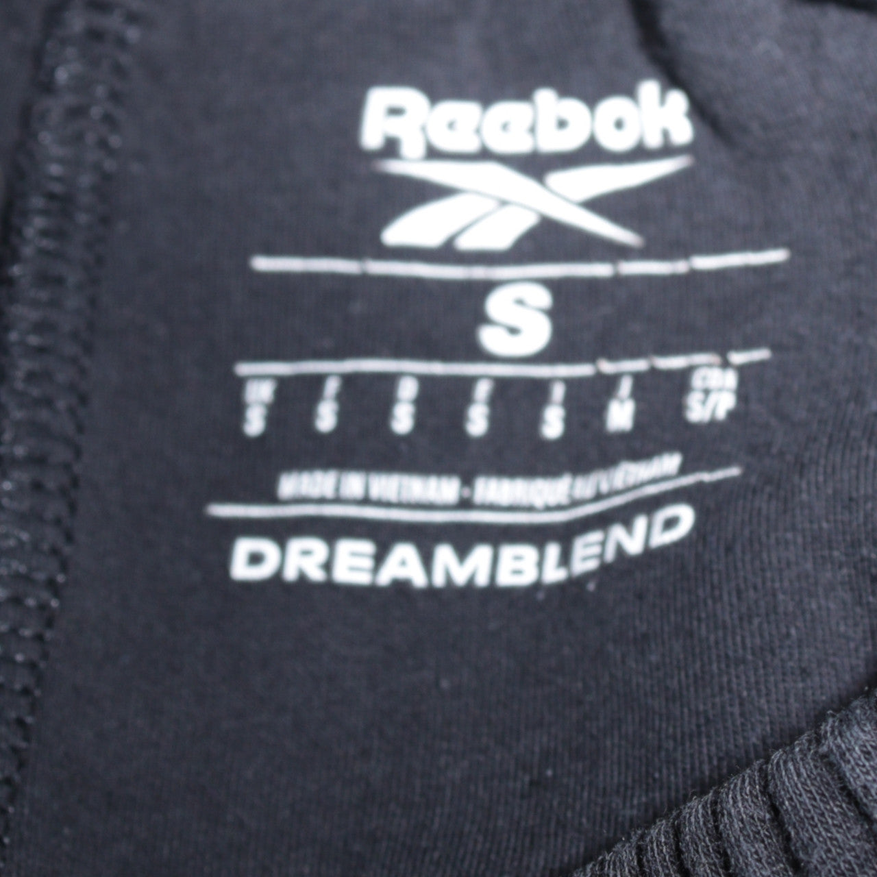 Reebok Women Black Small Jogger Sweatpants with Ankle Zip