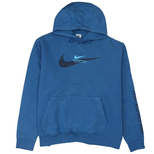 Nike Men's Blue XL Pullover Hoodie Athletic Dept Logo Sweatshirt