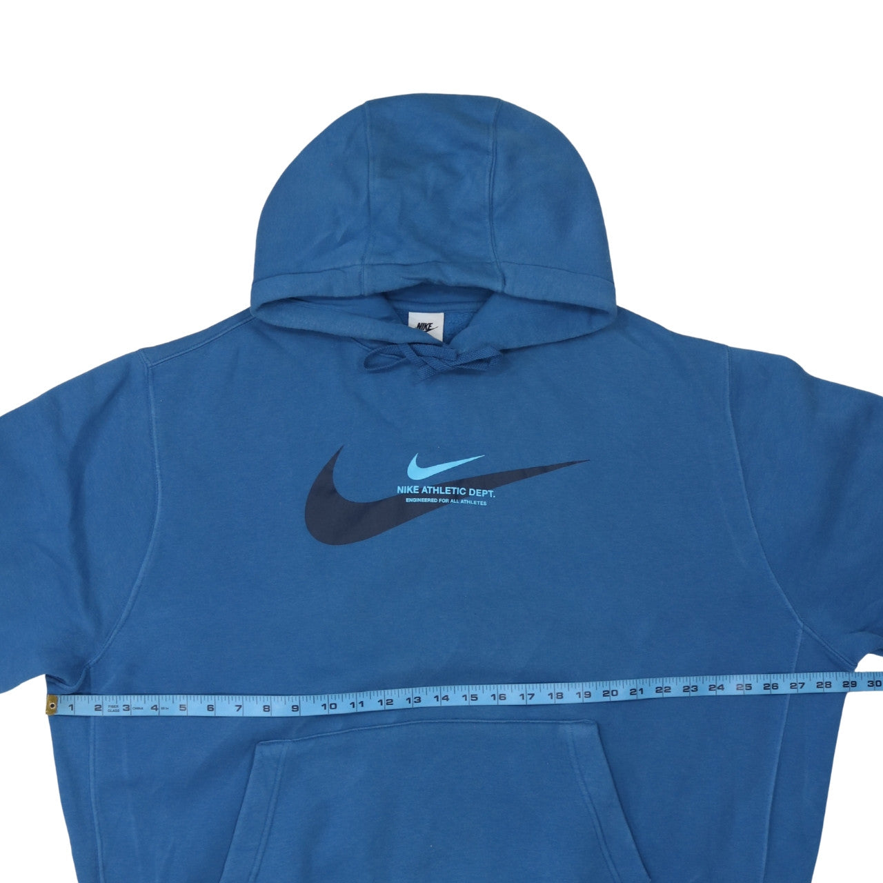 Nike Men's Blue XL Pullover Hoodie Athletic Dept Logo Sweatshirt