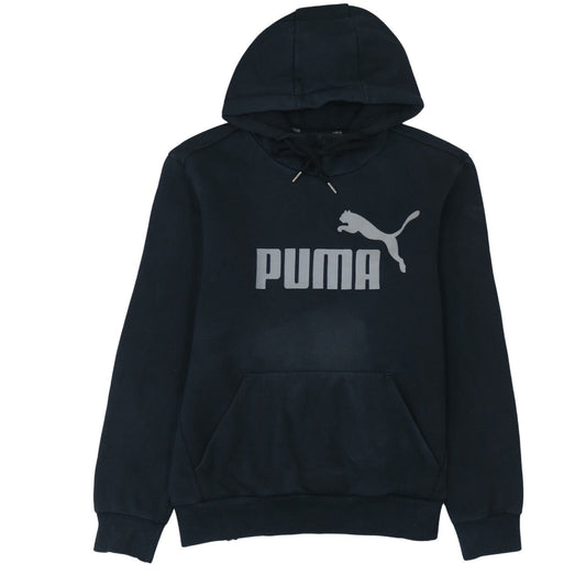 Puma Men's Black Regular Fit Pullover Hoodie Size S