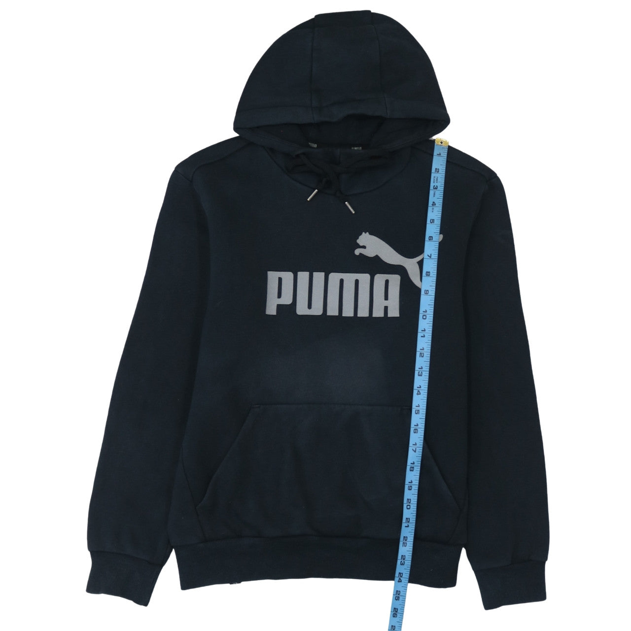 Puma Men's Black Regular Fit Pullover Hoodie Size S